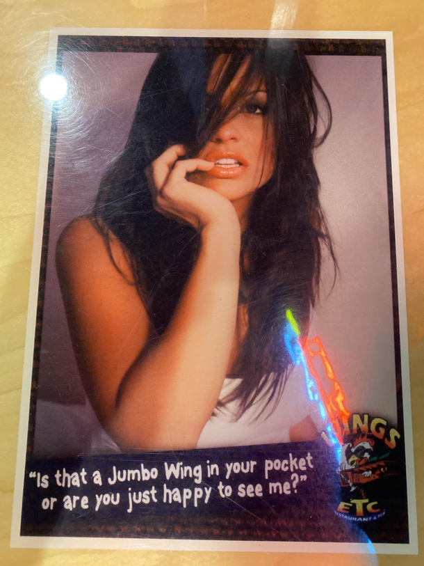 At a chicken wing place USA