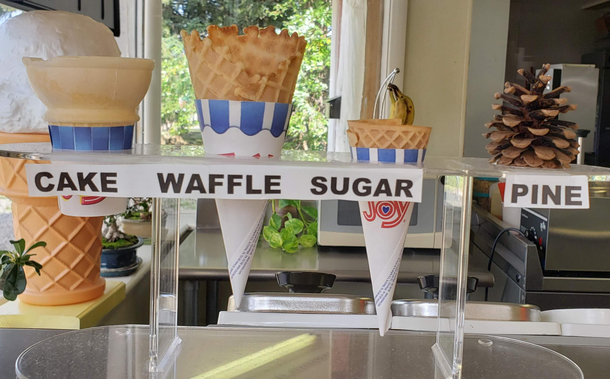 At an Ice Cream Shop in Minnesota
