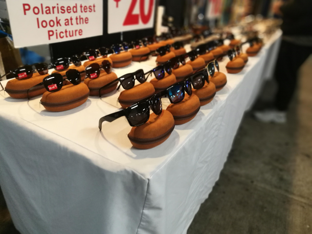 At first glance my brain decided this stall was selling monkey masks
