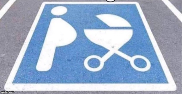 At last A parking space for middle aged men with beer bellies who love grilling