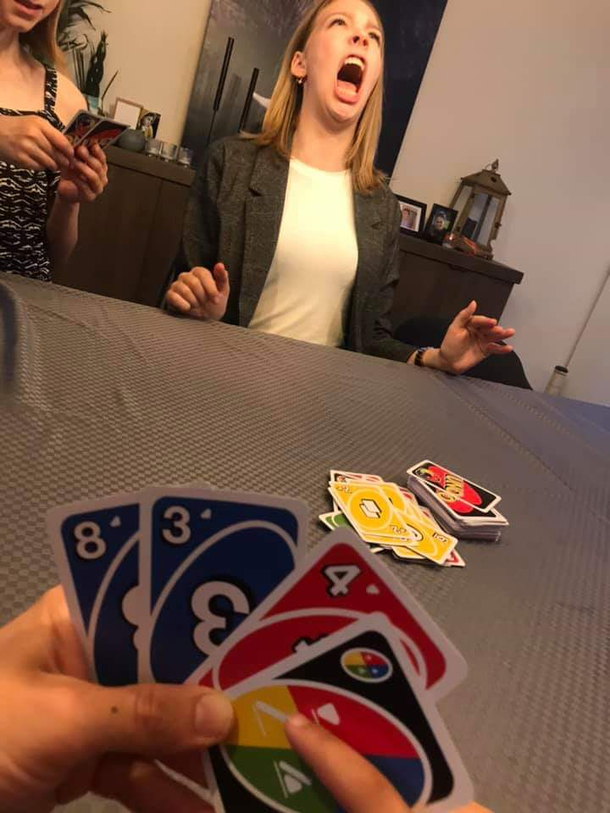 At last my sister did it this is the look of sweet victory
