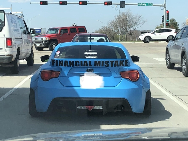 At least hes come to terms with it