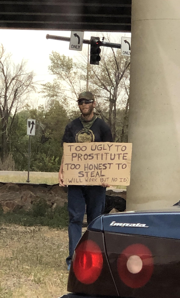 At least hes honest
