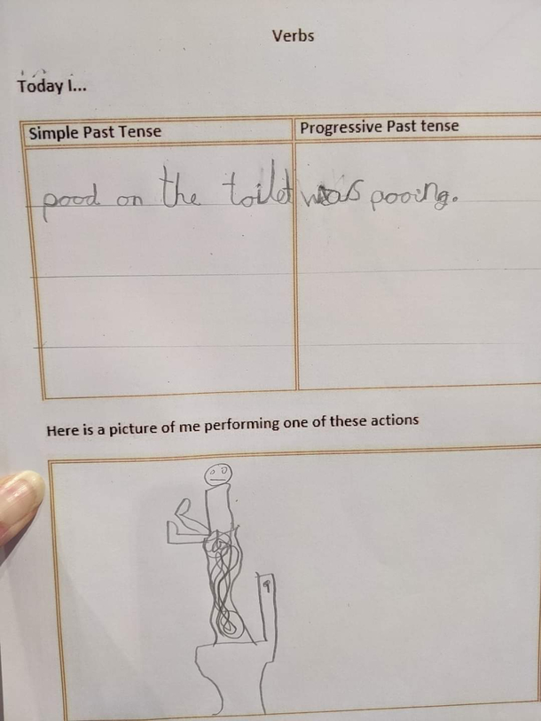 At least home-schooling is going well