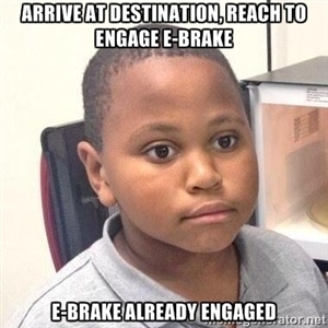 At least it was only about a  minute drive