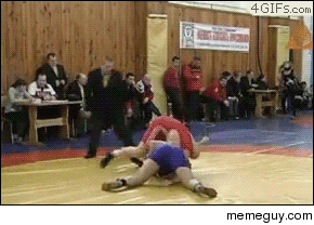 At least the guy at the table was impressed
