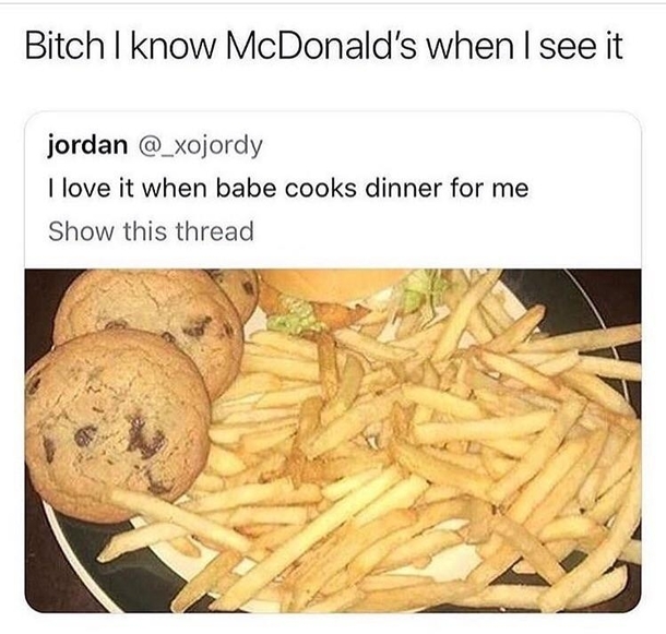At least you got food