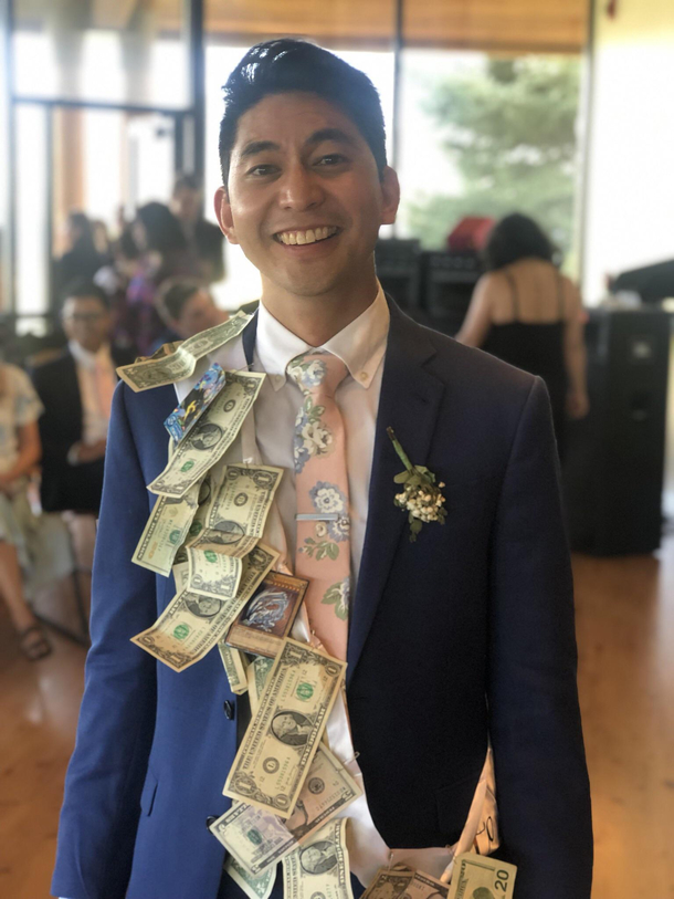 At my friends wedding they did a traditional money dance I gave him something much better
