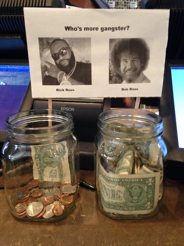 At my local coffee shop Ross vs Ross