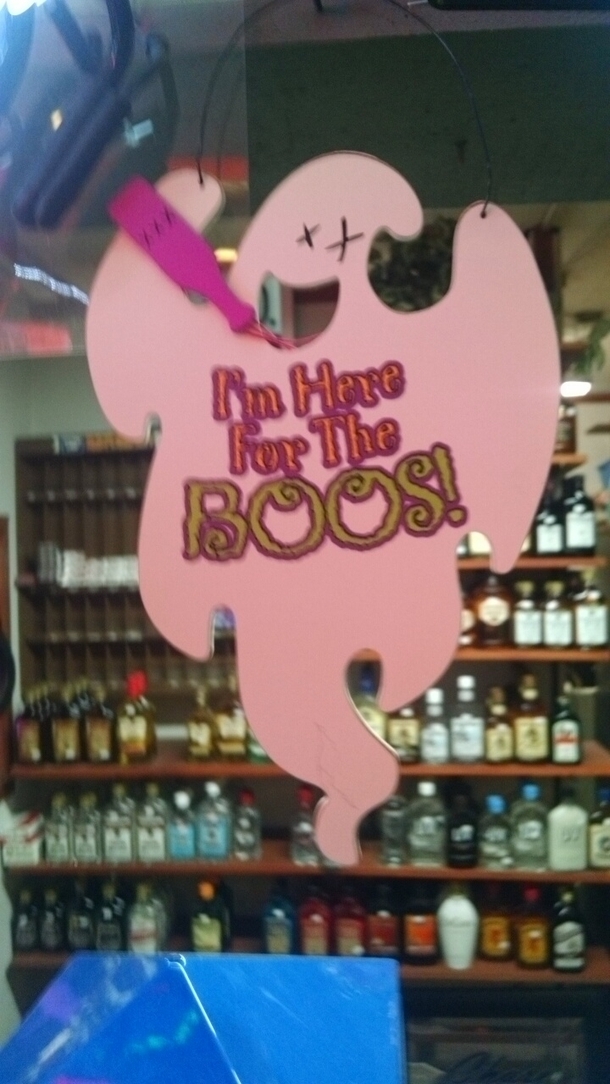 At my local liquor store