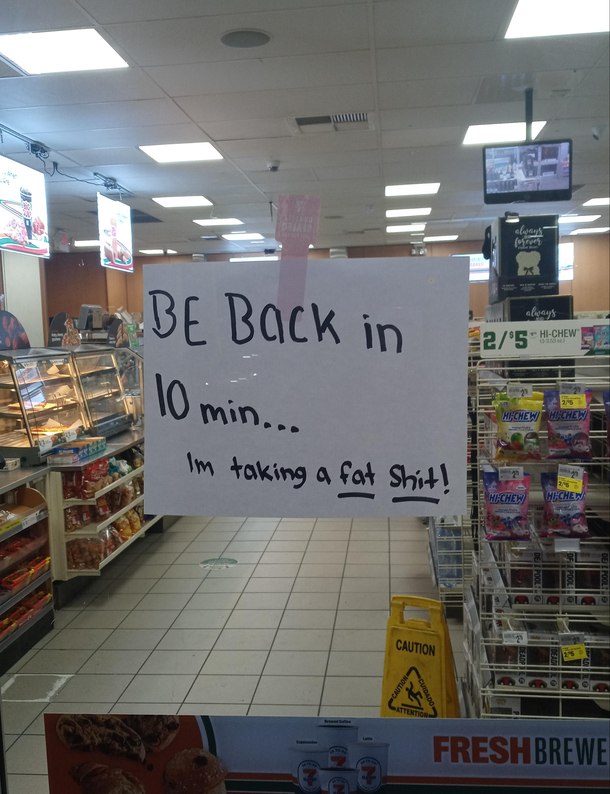 At my local - lol