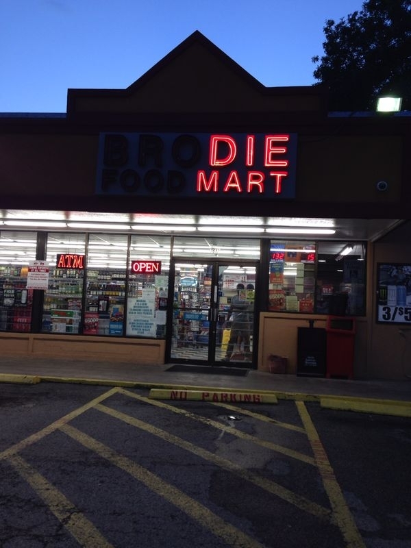 At night the otherwise harmless brodie foodmart turns evil