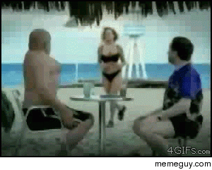 At the beach