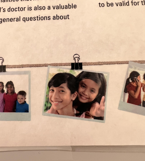 At the doctors office and I had to do a double take