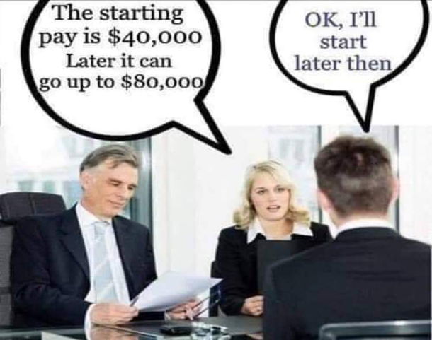 At the interview