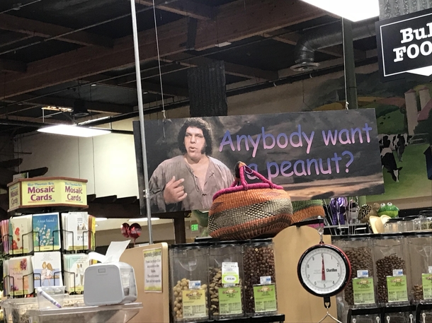 At the nut section of my local market