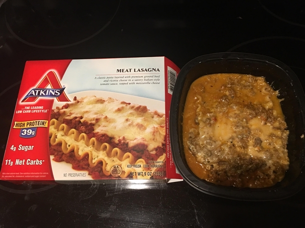 Atkins Meat Lasagna wtf