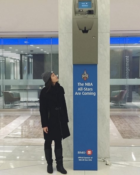 ATM machine at NBA All-Star