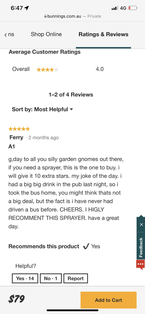 Aussiest Review To Date