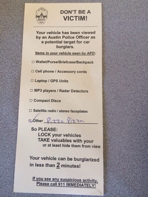 Austin police department has my back x post from raustin
