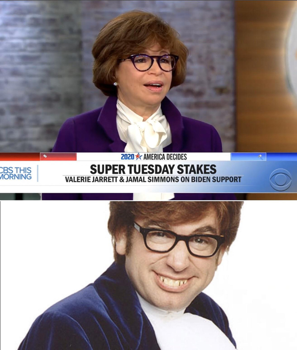 Austin powers on the news