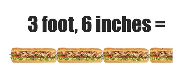 Australia uses the metric system so this is what I have to think of when someone uses feet and inches