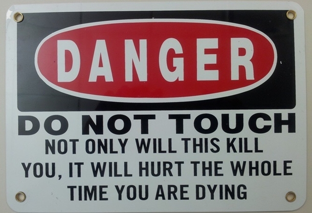 Australias most reproduced warning sign