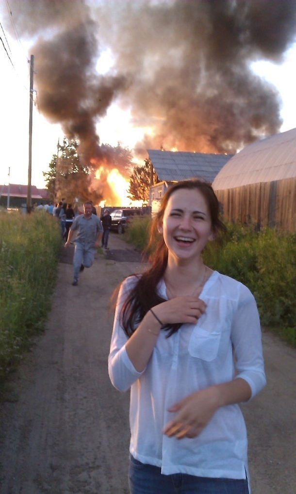 Average day in a Russian village