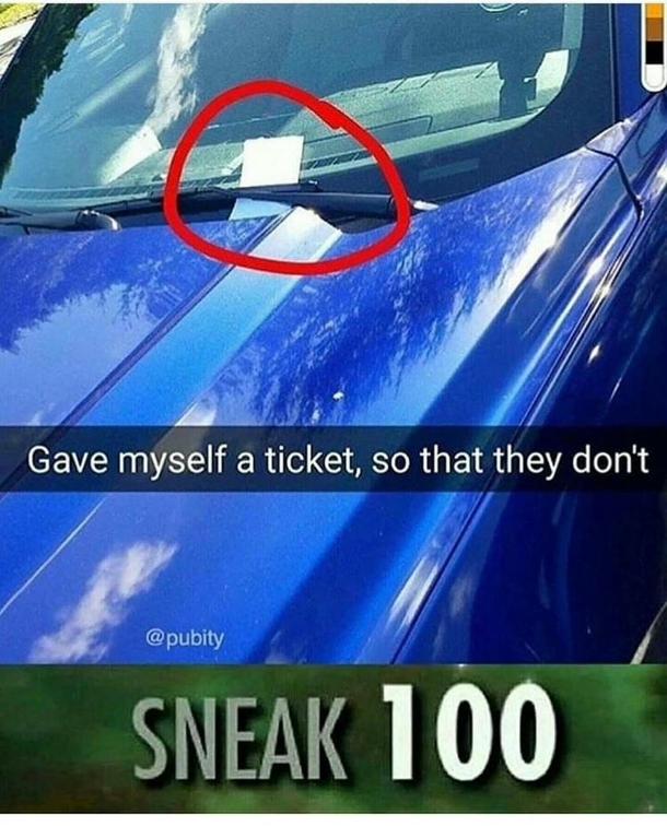 Avoid getting a ticket hack