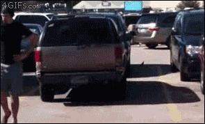 Avoiding drunk kids in the parking lot