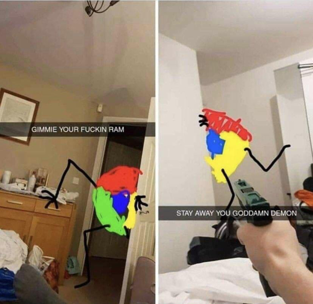 AWAY YOU FOUL BEAST