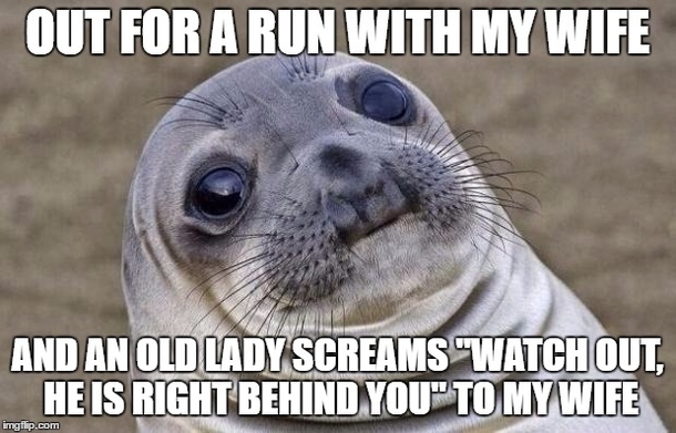 Awkward to say the least
