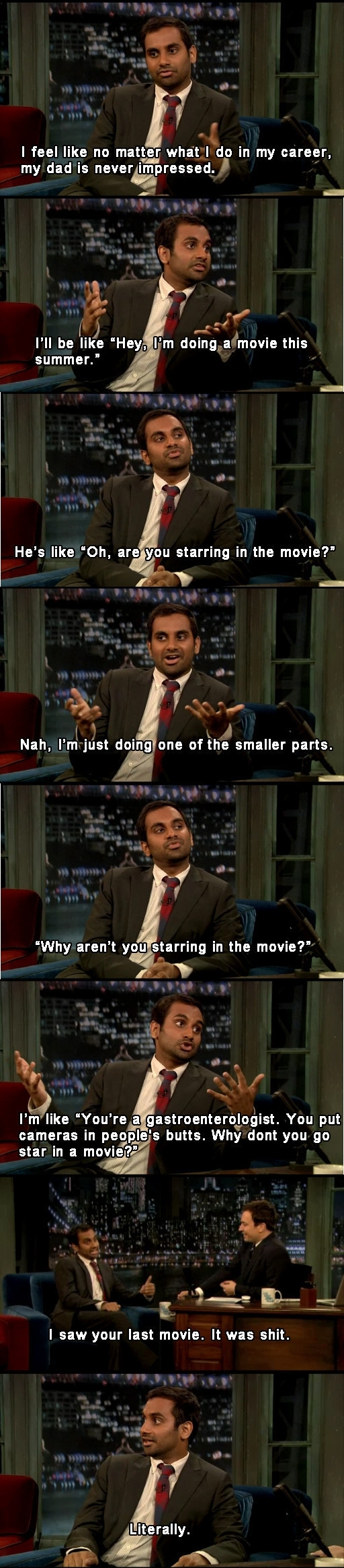 Aziz and his dad