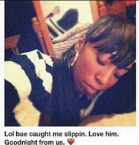 Babe caught me slippin