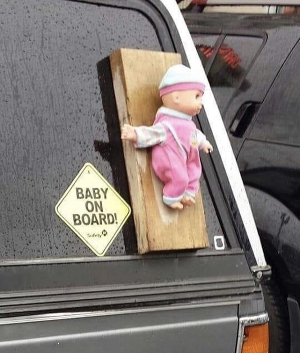 Baby on a board