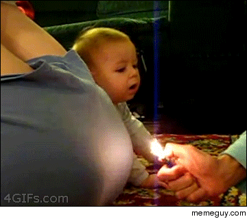 Baby witnessing magic