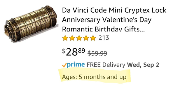 Babys first cryptex