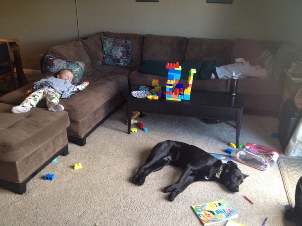 Babysitting a -year old No one made it past noon