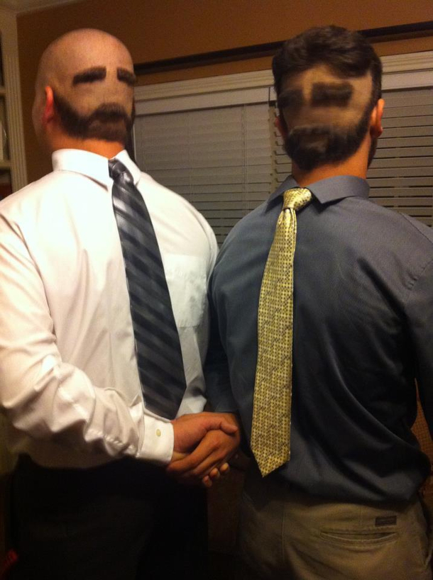 Back in highschool my buddy and I really committed to the costume party