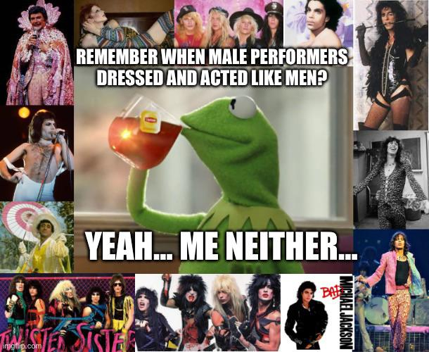 Back in my day there was MORE crossdressing
