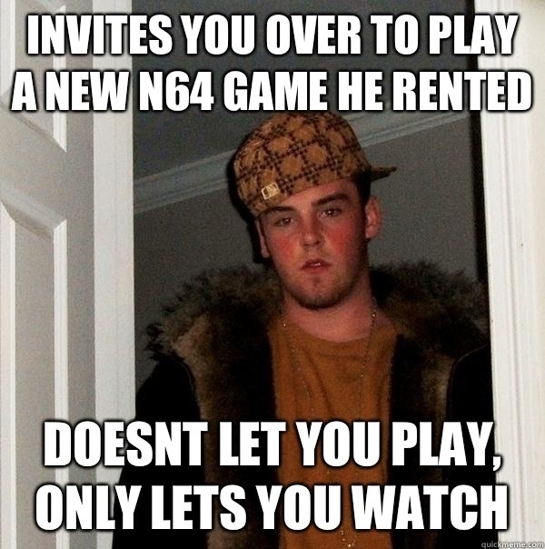 Back in the day this was my scumbag friend