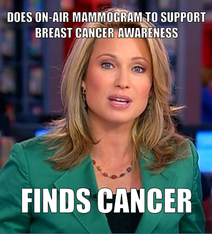 Bad luck Amy Robach