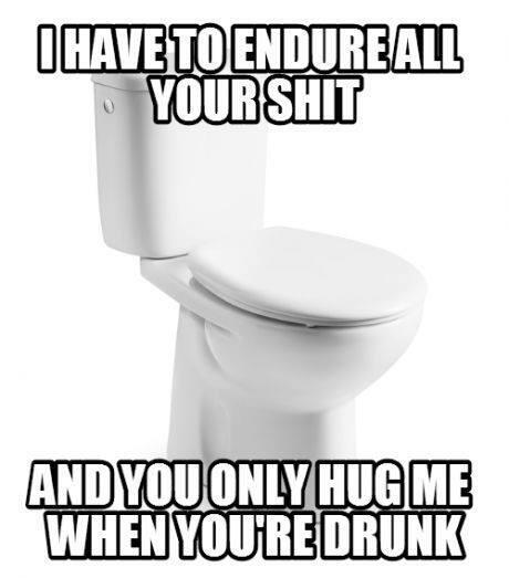 Bad luck toilet