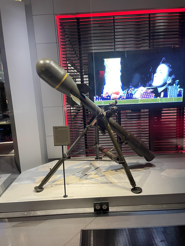 Bad Neighbors Say no more Atomic Bomb tipped MM Mortar at the Museum of the US Army