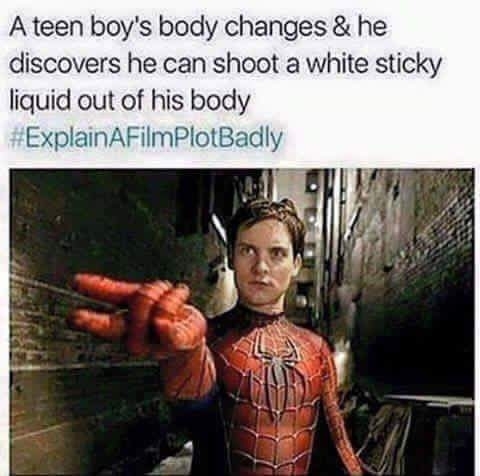 Badly explained spider man plot