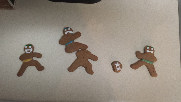 Baked some ninja bread men and things got out of hand