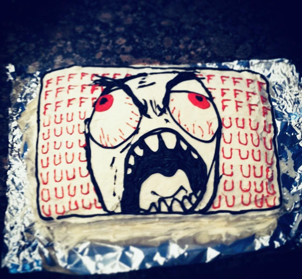 Baked this for a friend that hates celebrating birthdays Circa 