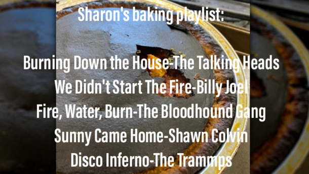 Baking with Sharon