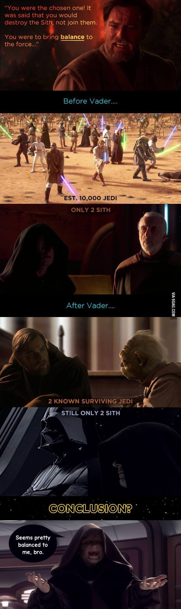 Balance to the force