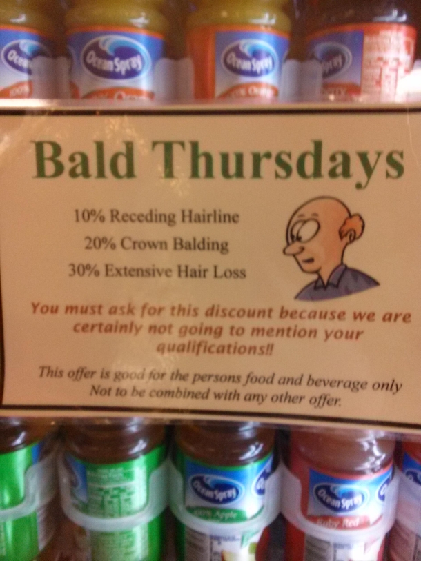 Bald Thursdays what a deal